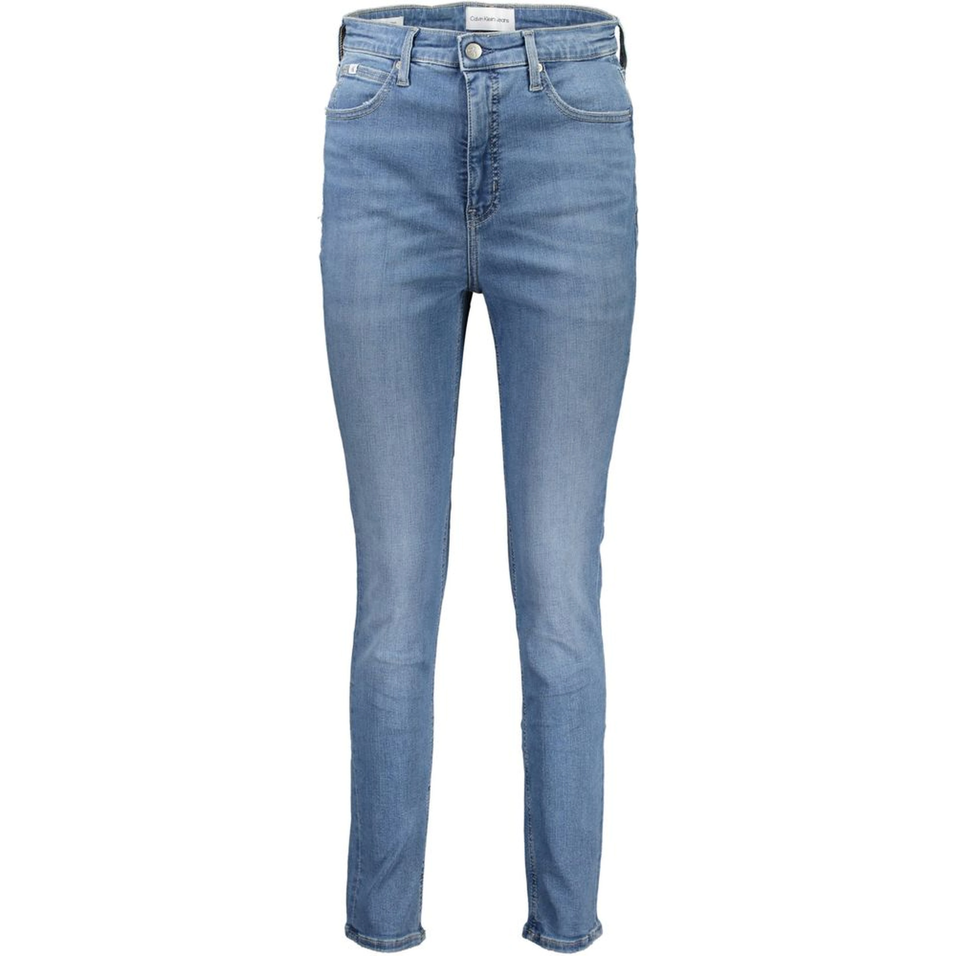 Blue Cotton Women Jeans