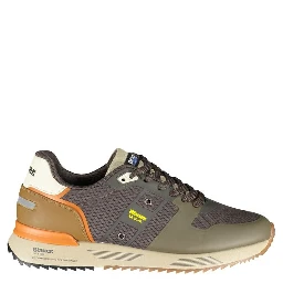 Brown Polyester Sneaker