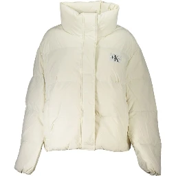 White Polyamide Jackets & Coat