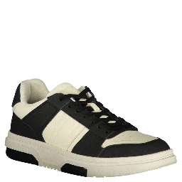 Black Polyester Sneaker