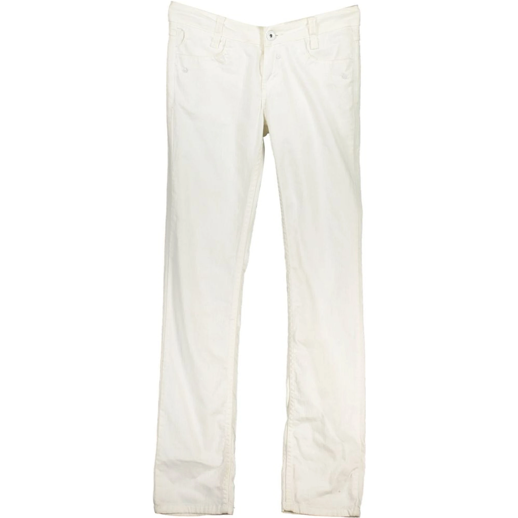 White Cotton Women's Jeans