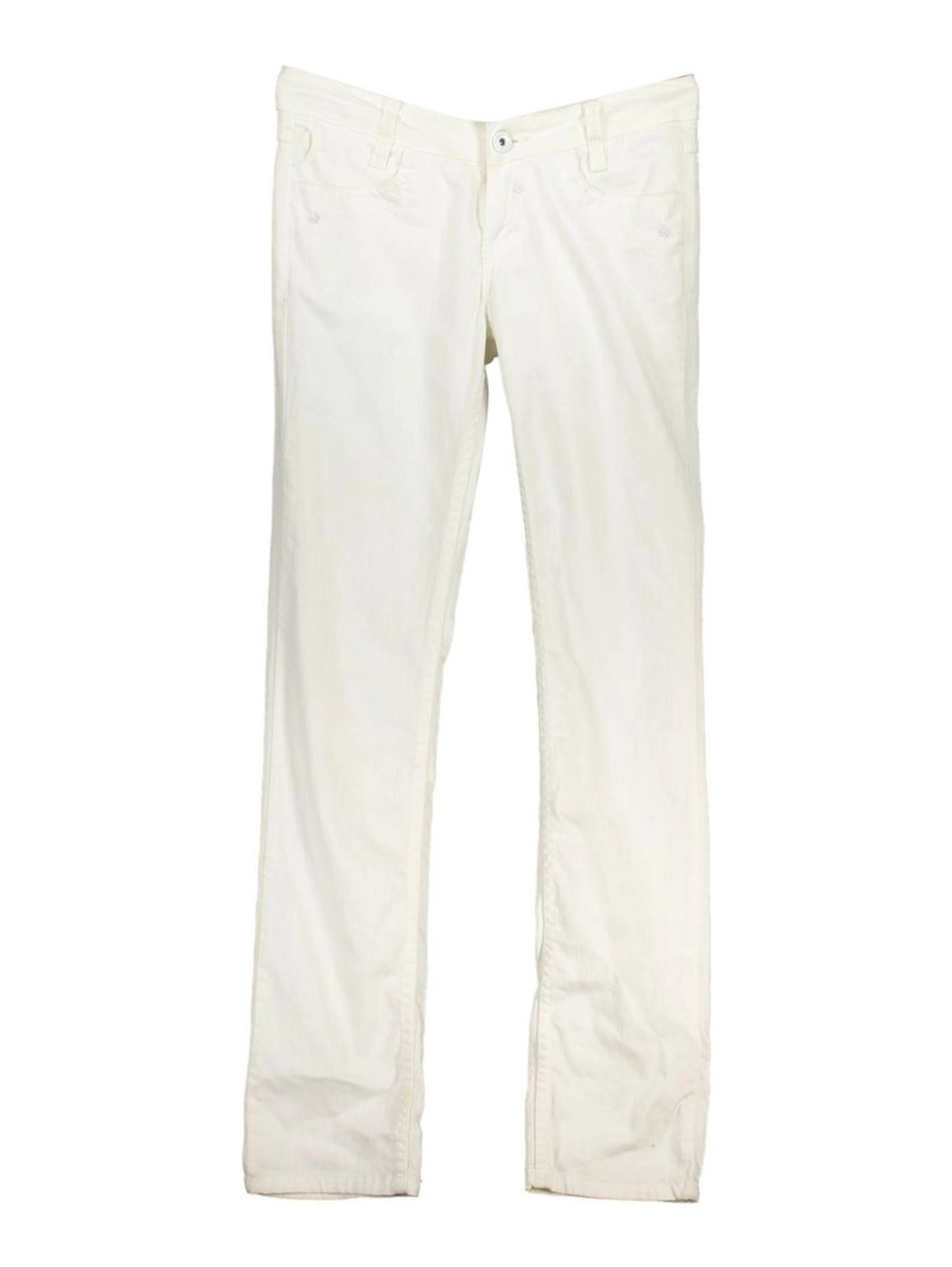 White Cotton Women's Jeans