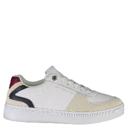 White Polyester Sneaker