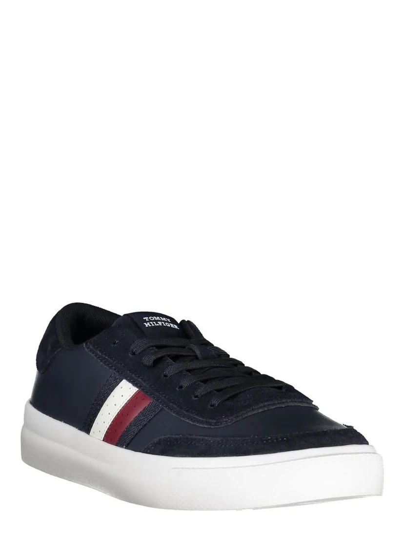 Blue Polyester Sneaker