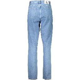 Blue Cotton Jeans Denim