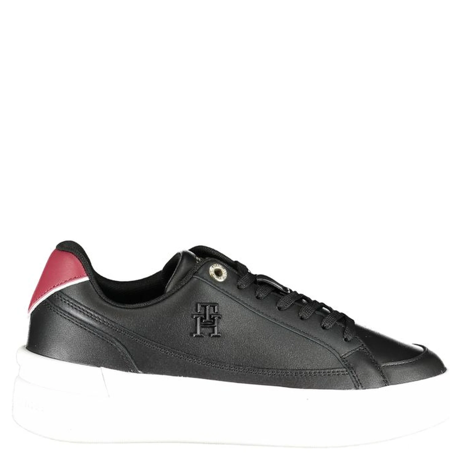 Black Polyester Sneaker