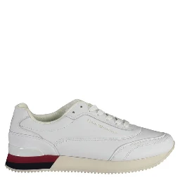 White Polyester Sneaker