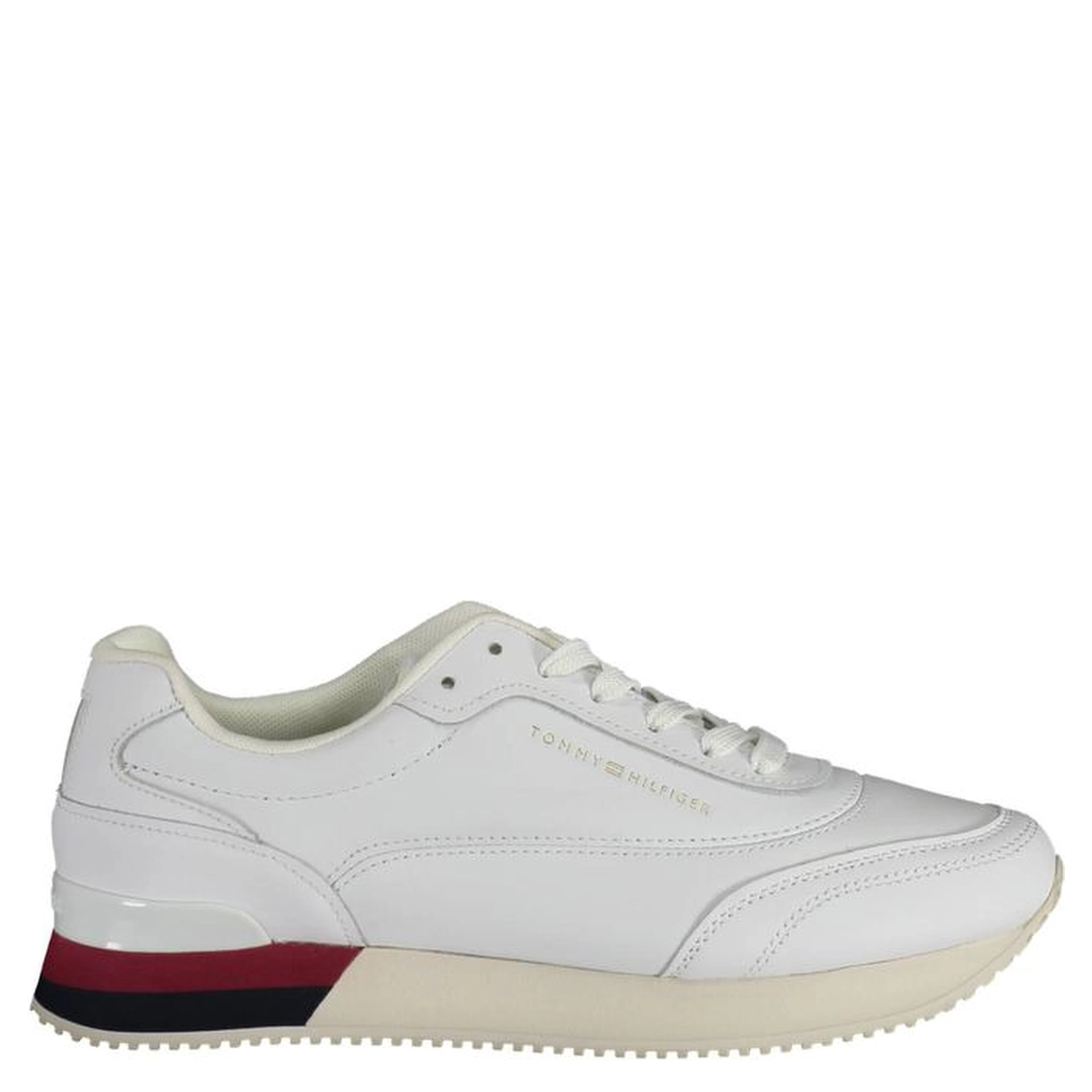 White Polyester Sneaker