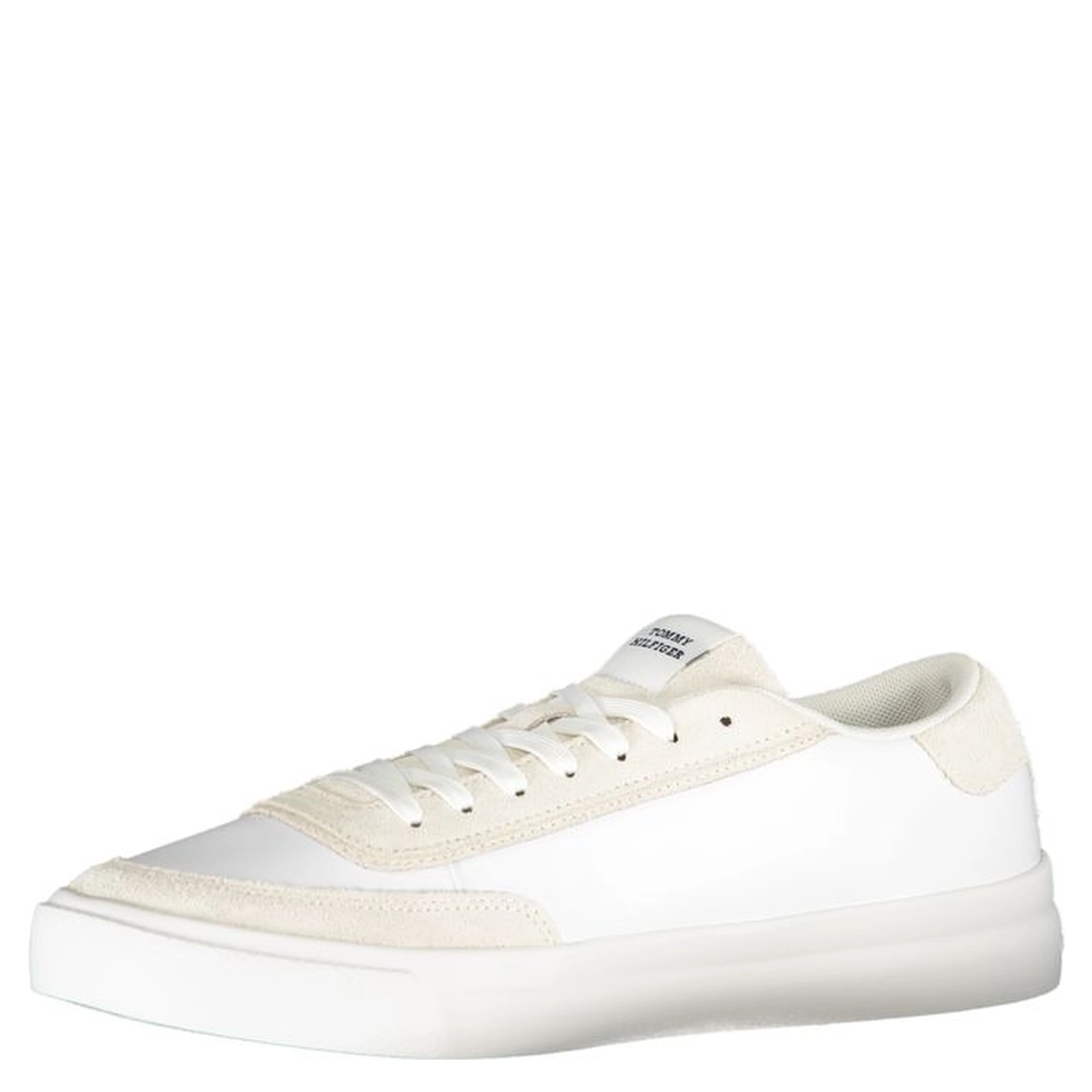 White Polyester Sneaker
