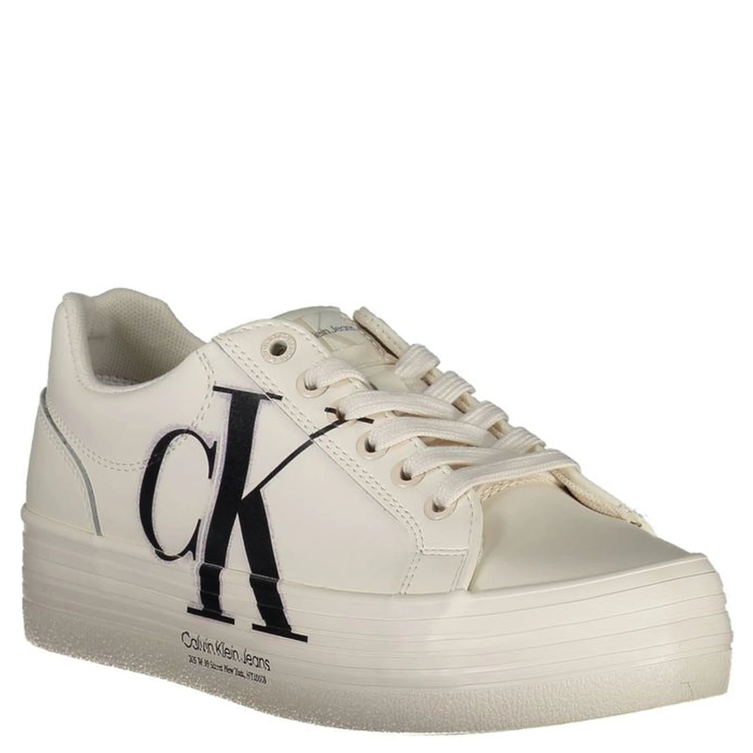 Bianco Leather Women Sneaker