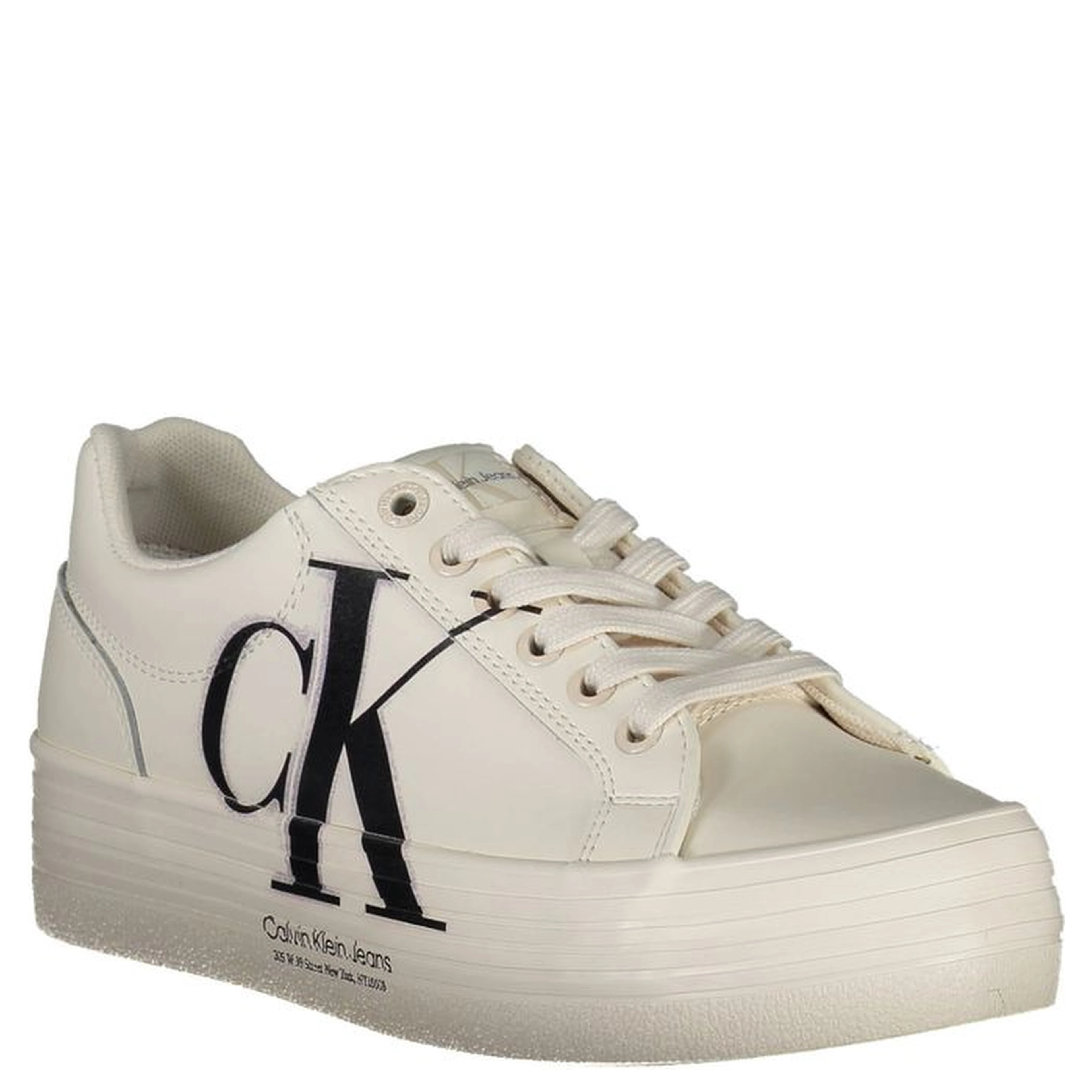 Bianco Leather Women Sneaker