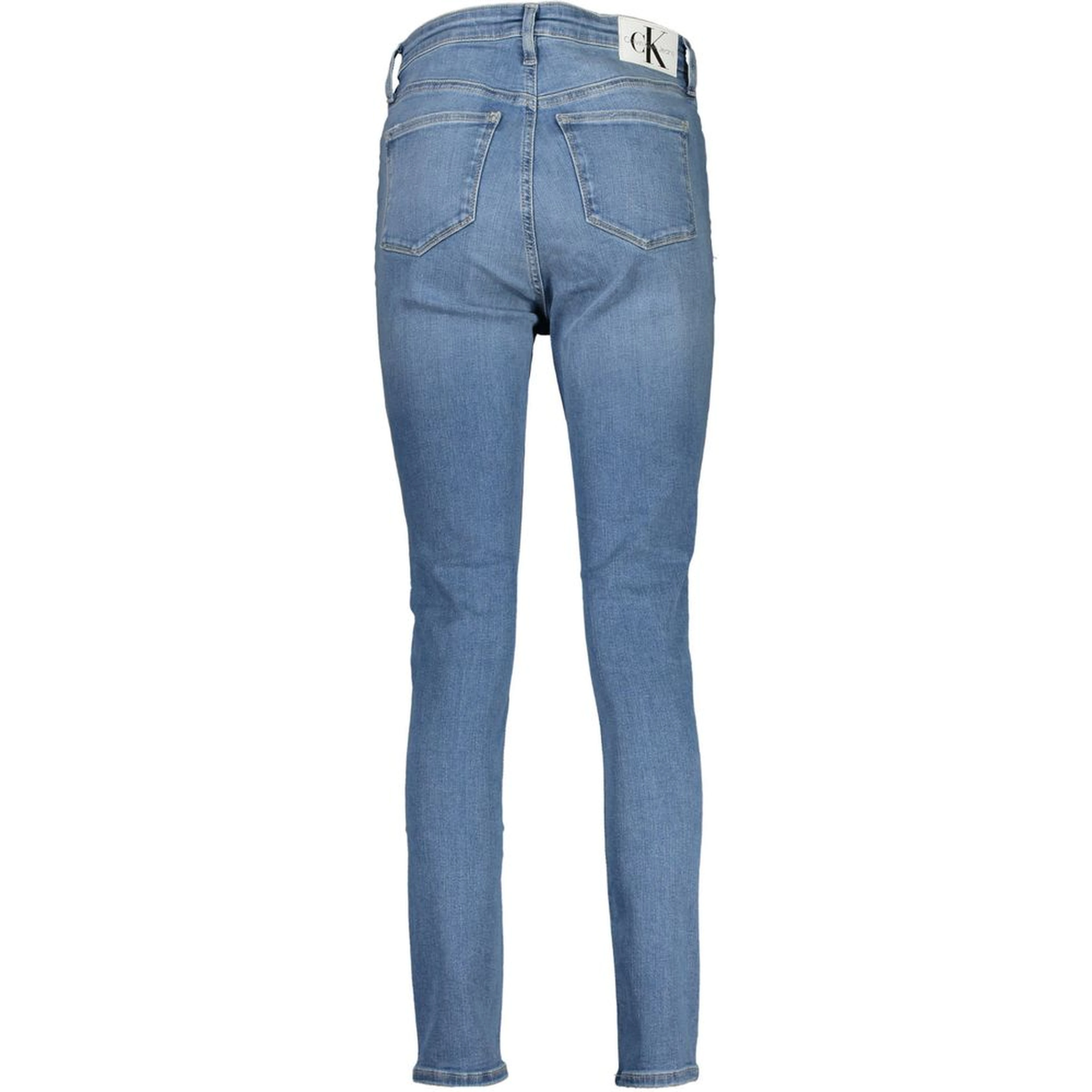 Blue Cotton Women Jeans