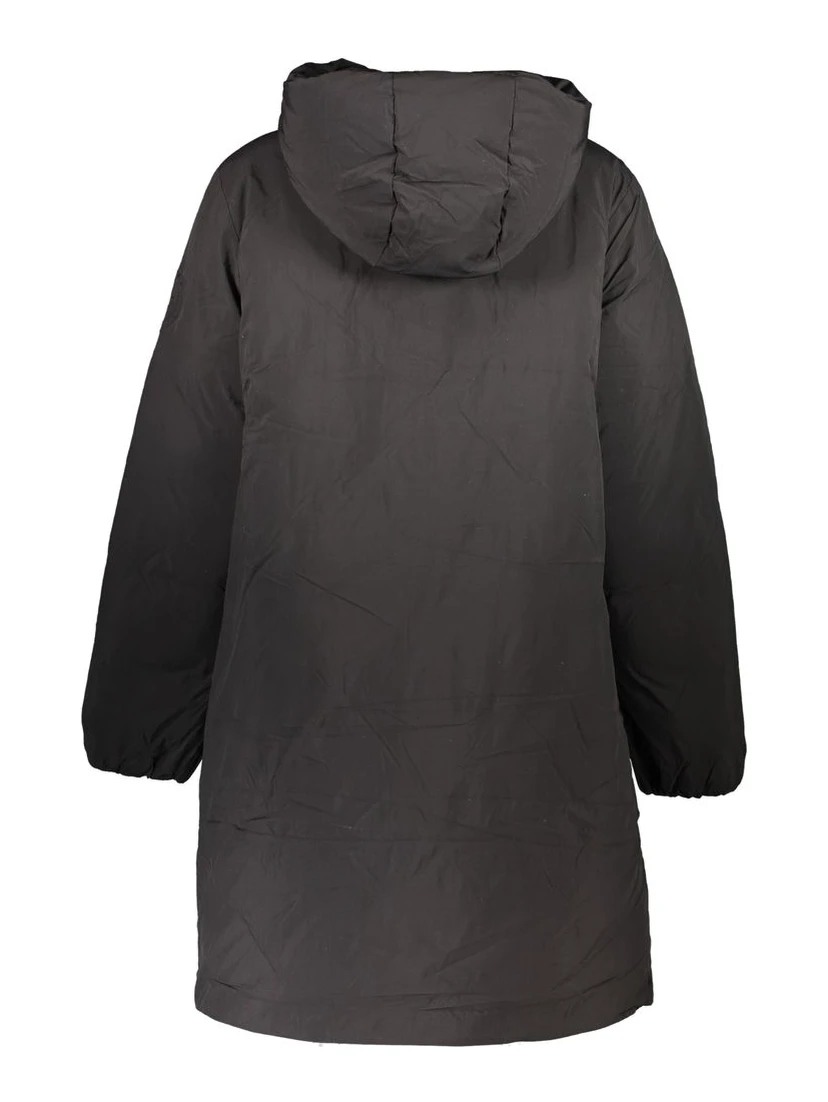 Black Polyester Jackets & Coat