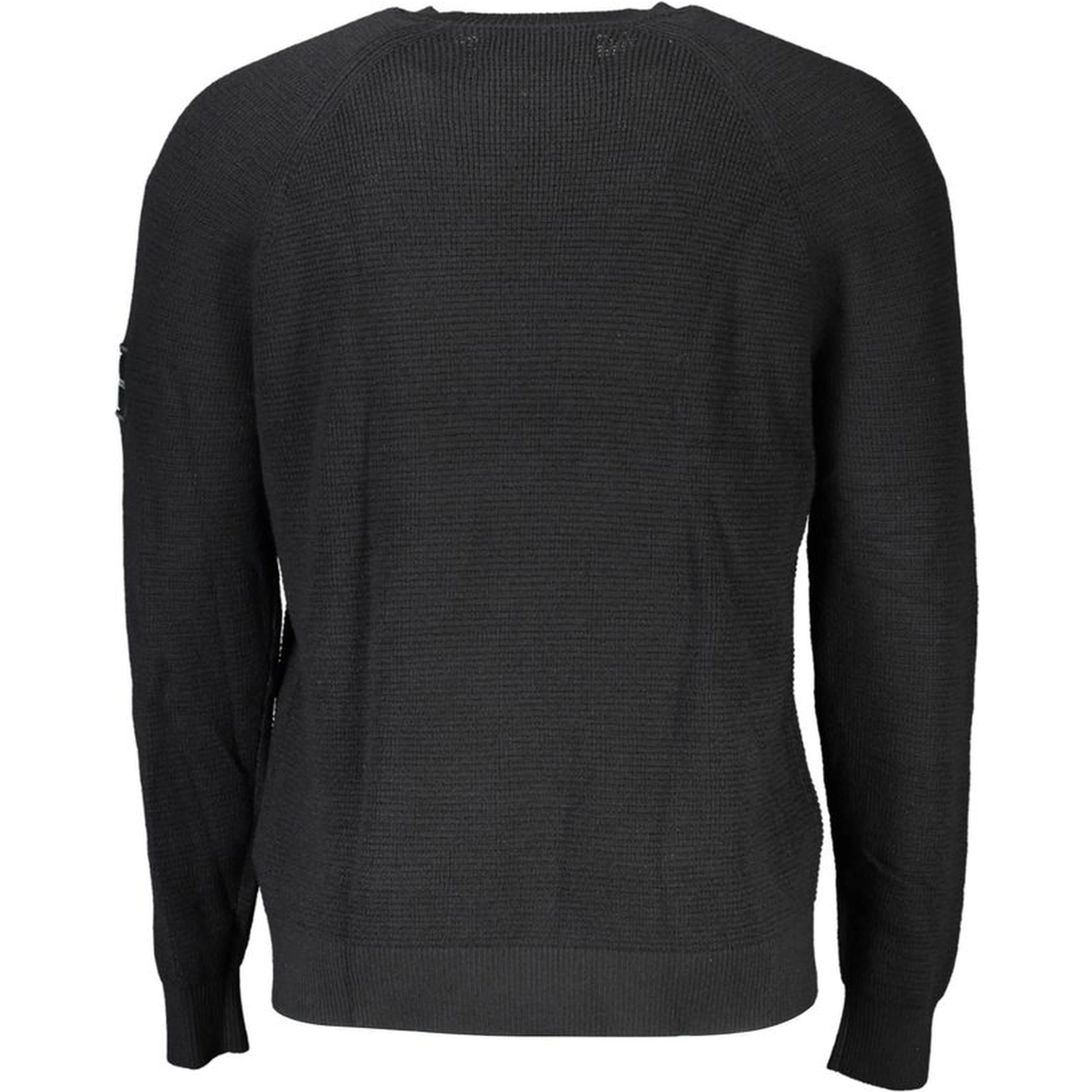 Black Wool Mens Sweater
