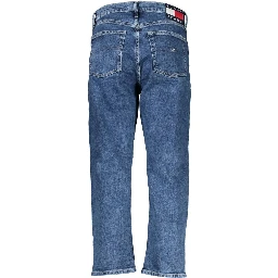 Blue Cotton Women Jeans