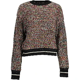 Black Polyester Sweater