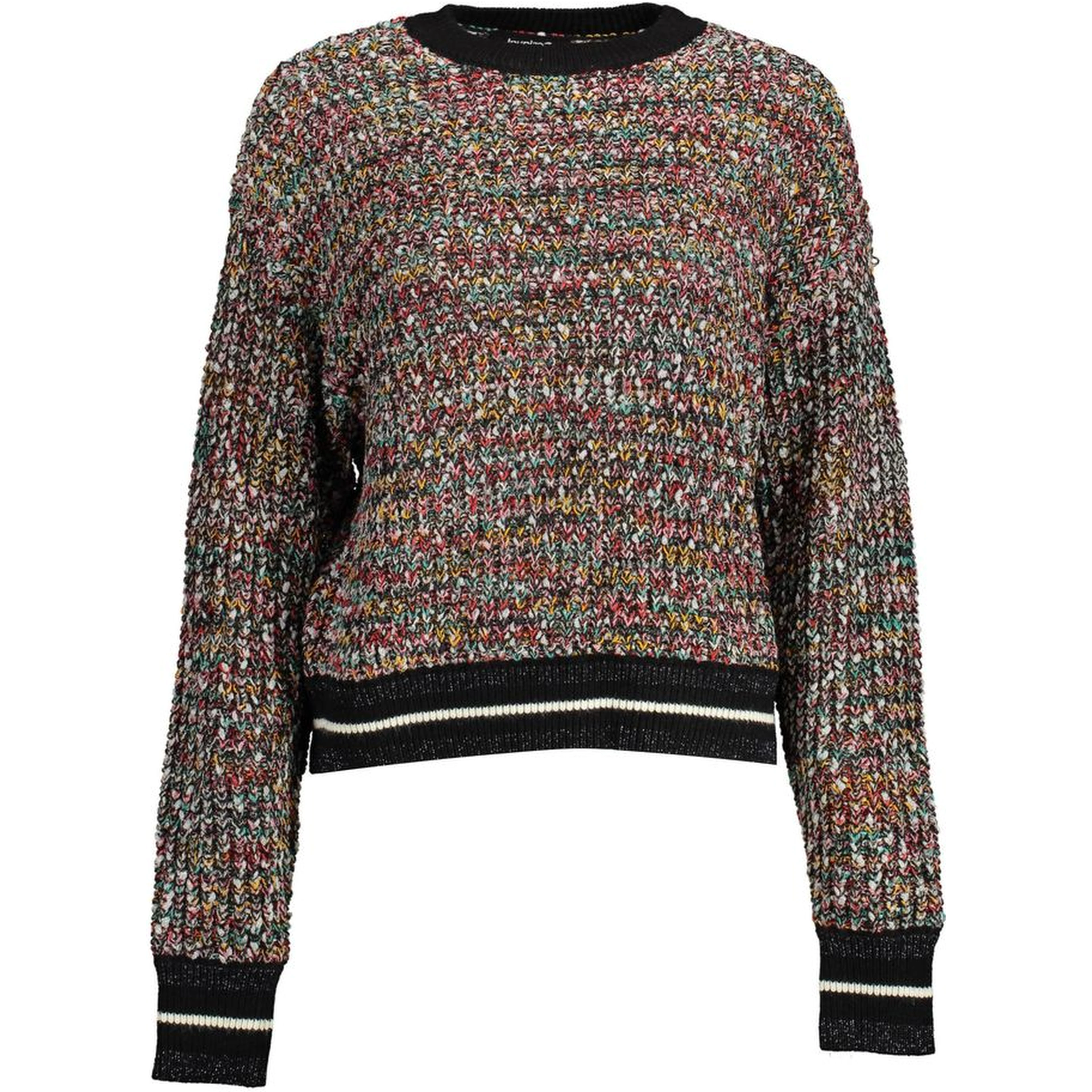 Black Polyester Sweater