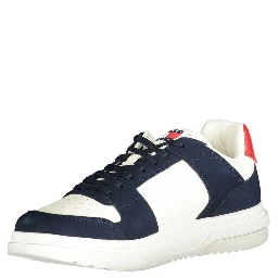 Blue Polyester Sneaker