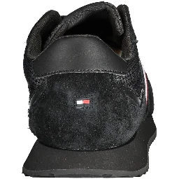 Black Polyester Sneaker