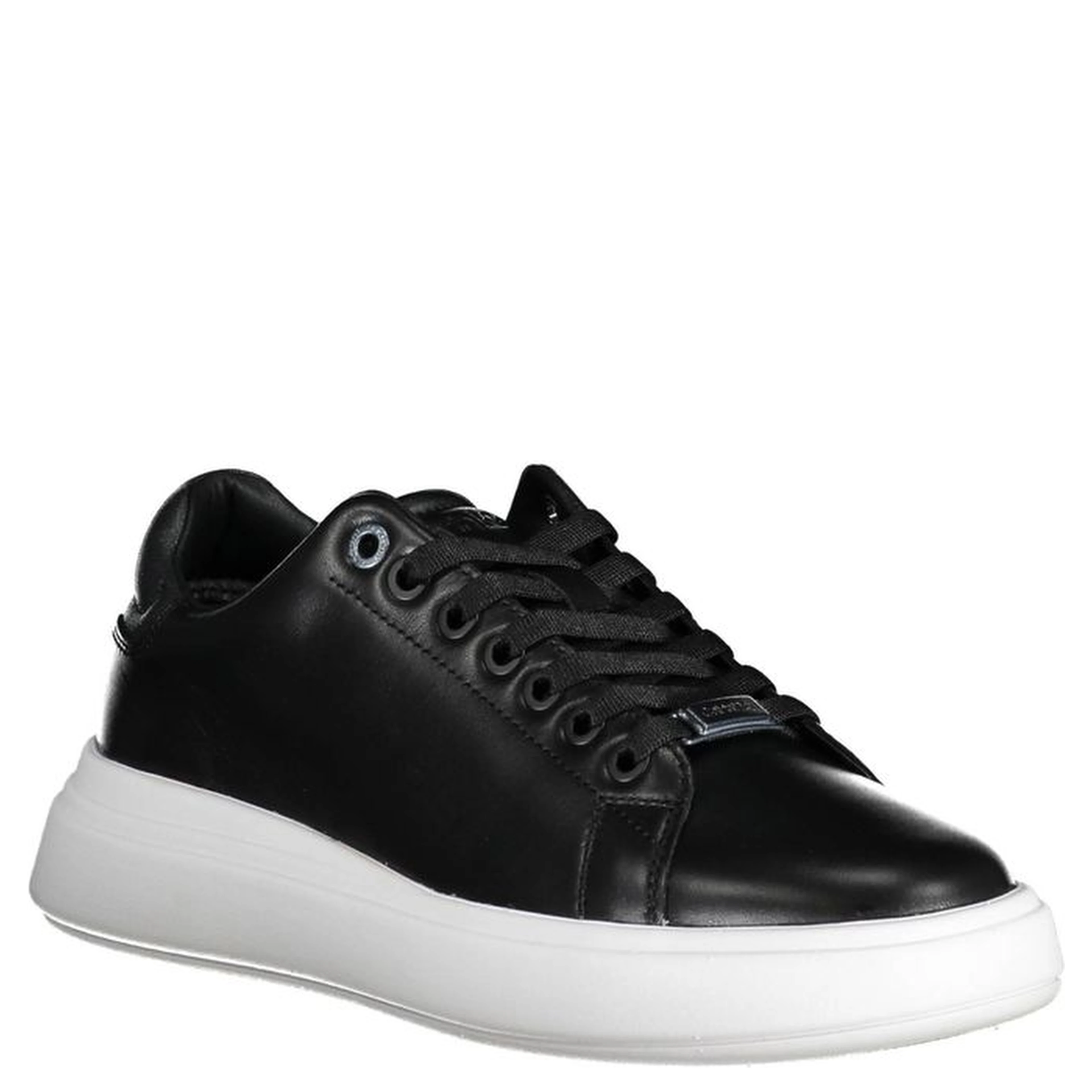 Black Polyester Sneaker
