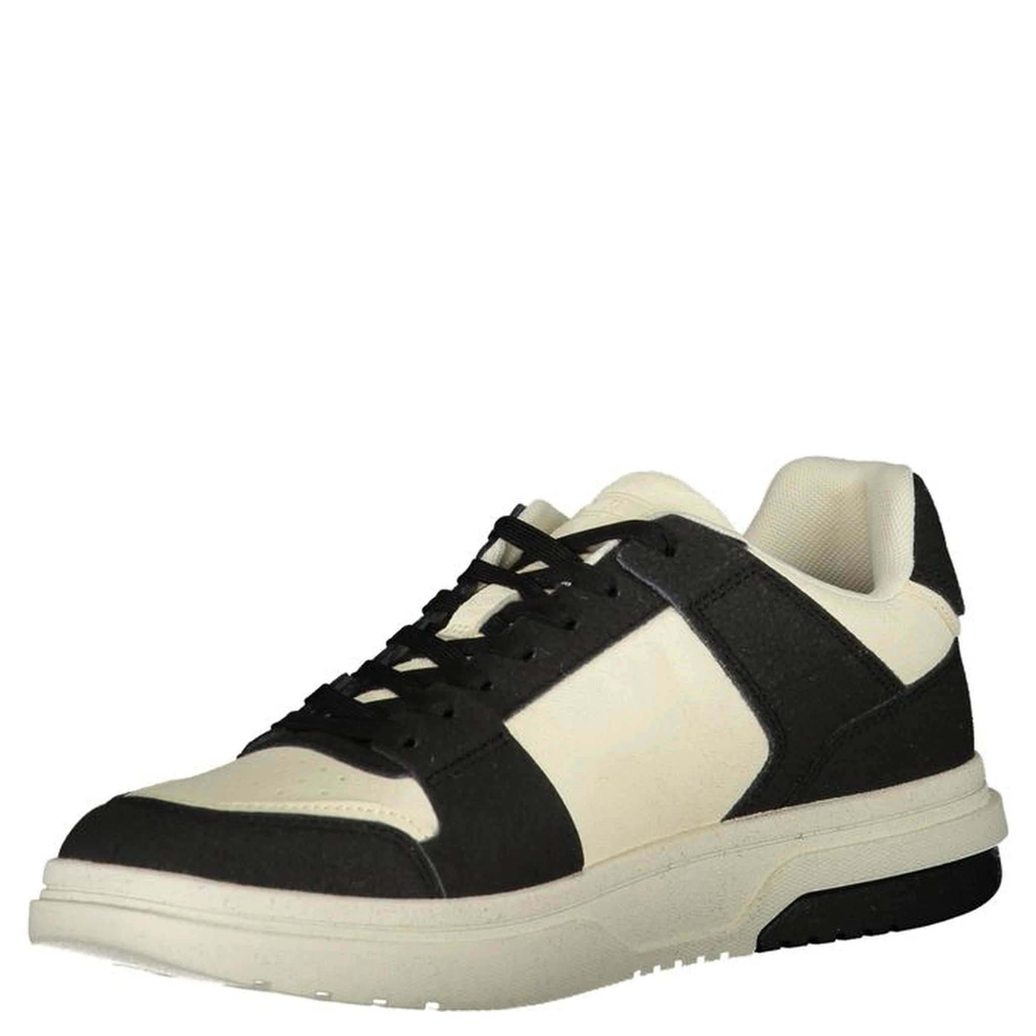 Black Polyester Sneaker