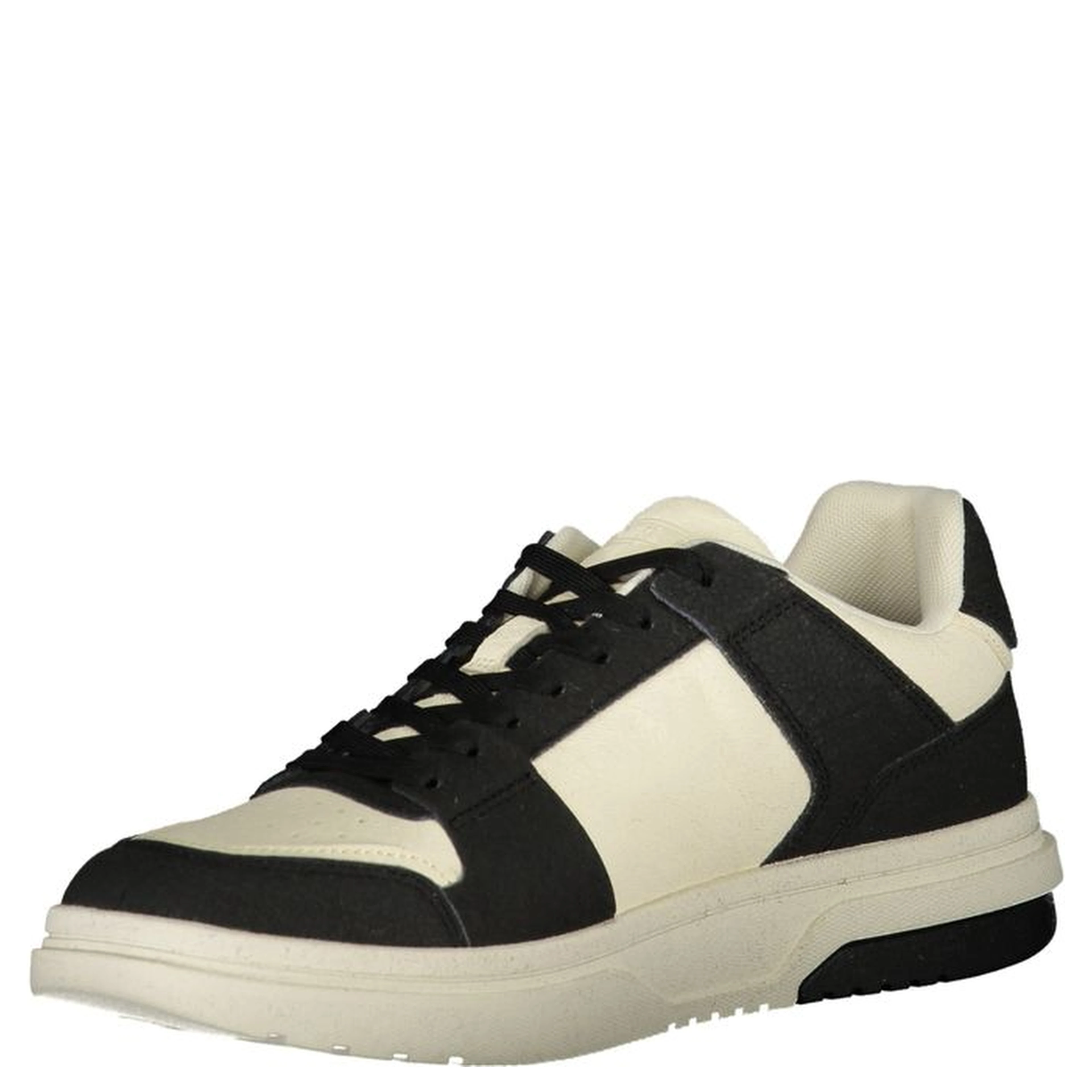 Black Polyester Sneaker