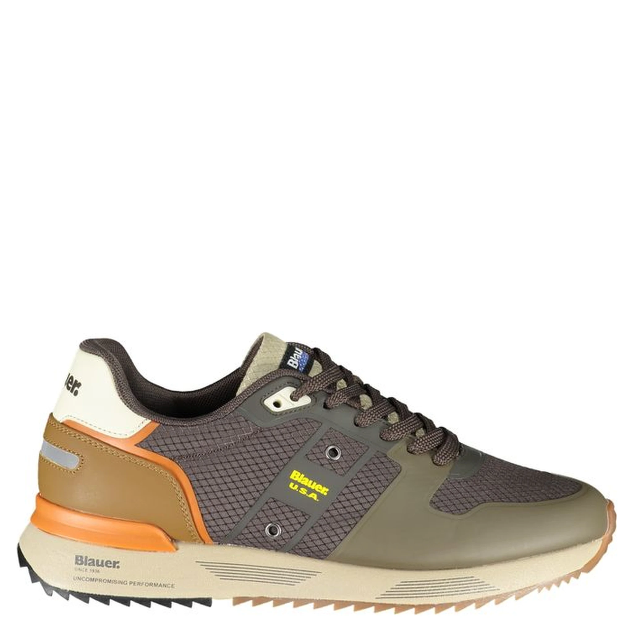 Brown Polyester Sneaker