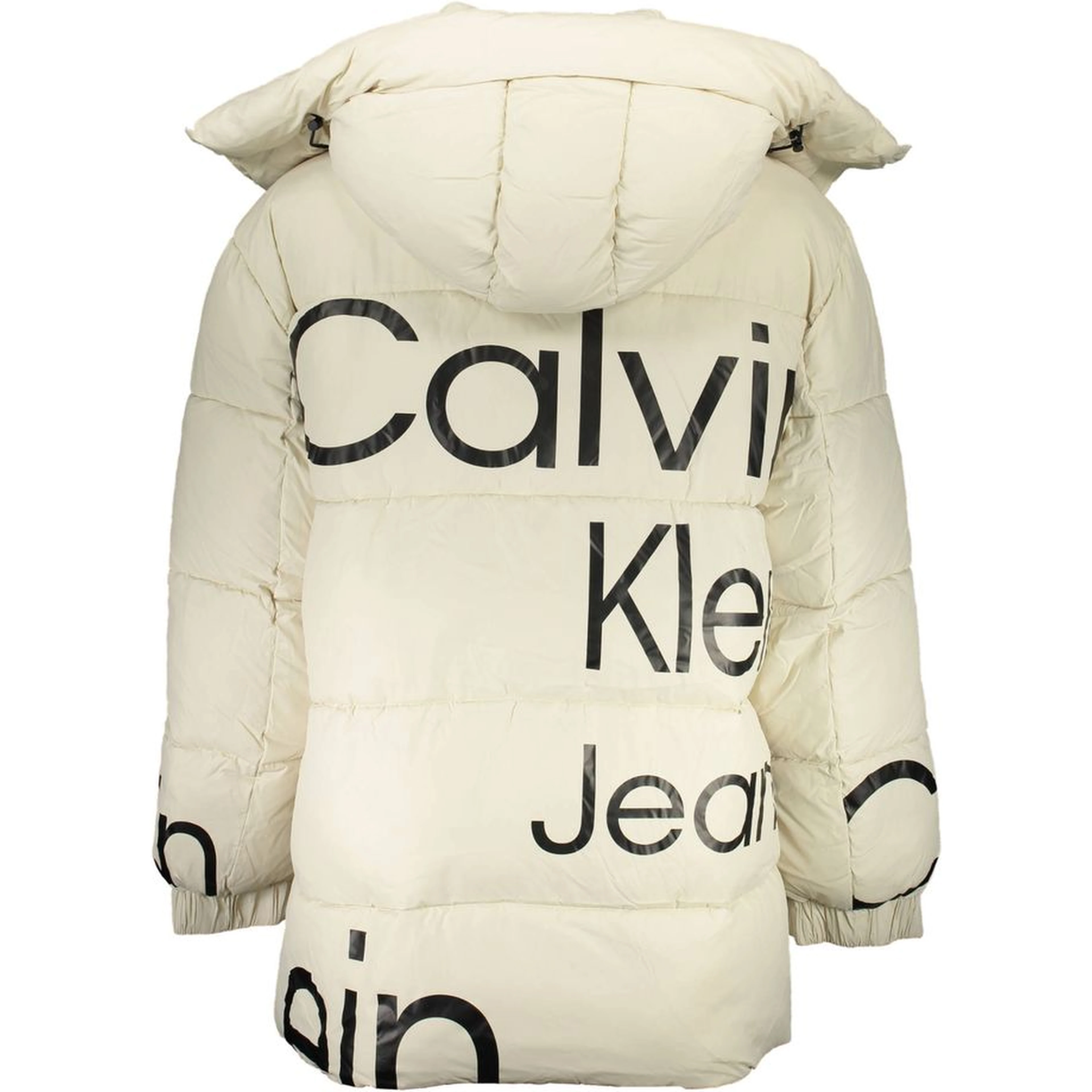Beige Polyester Men Jacket