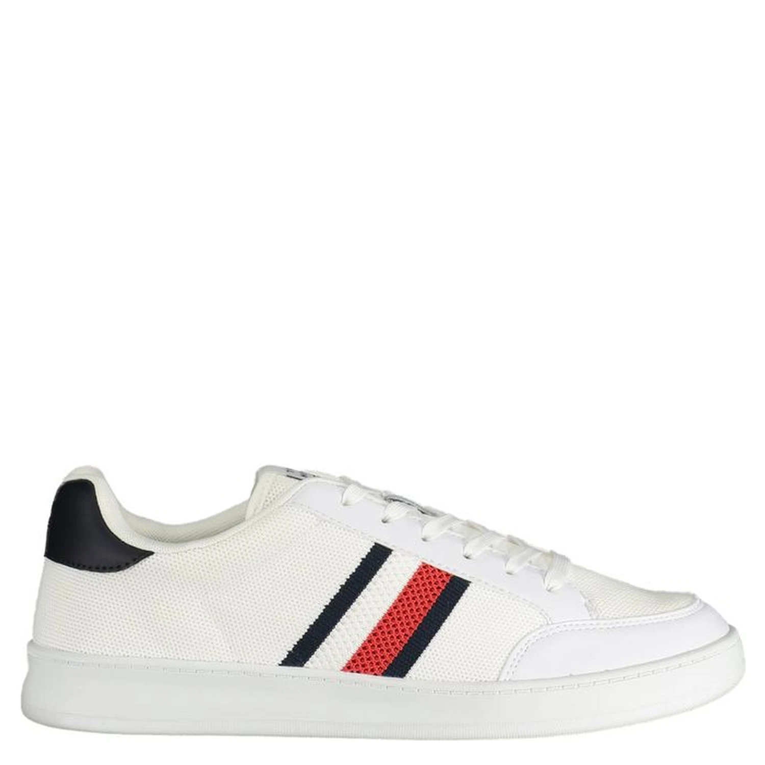 White Polyester Sneaker
