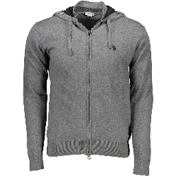 Grigio Cotton Mens Cardigan