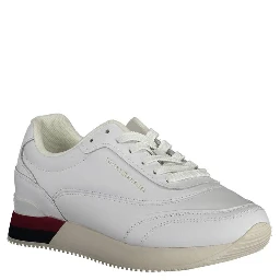 White Polyester Sneaker
