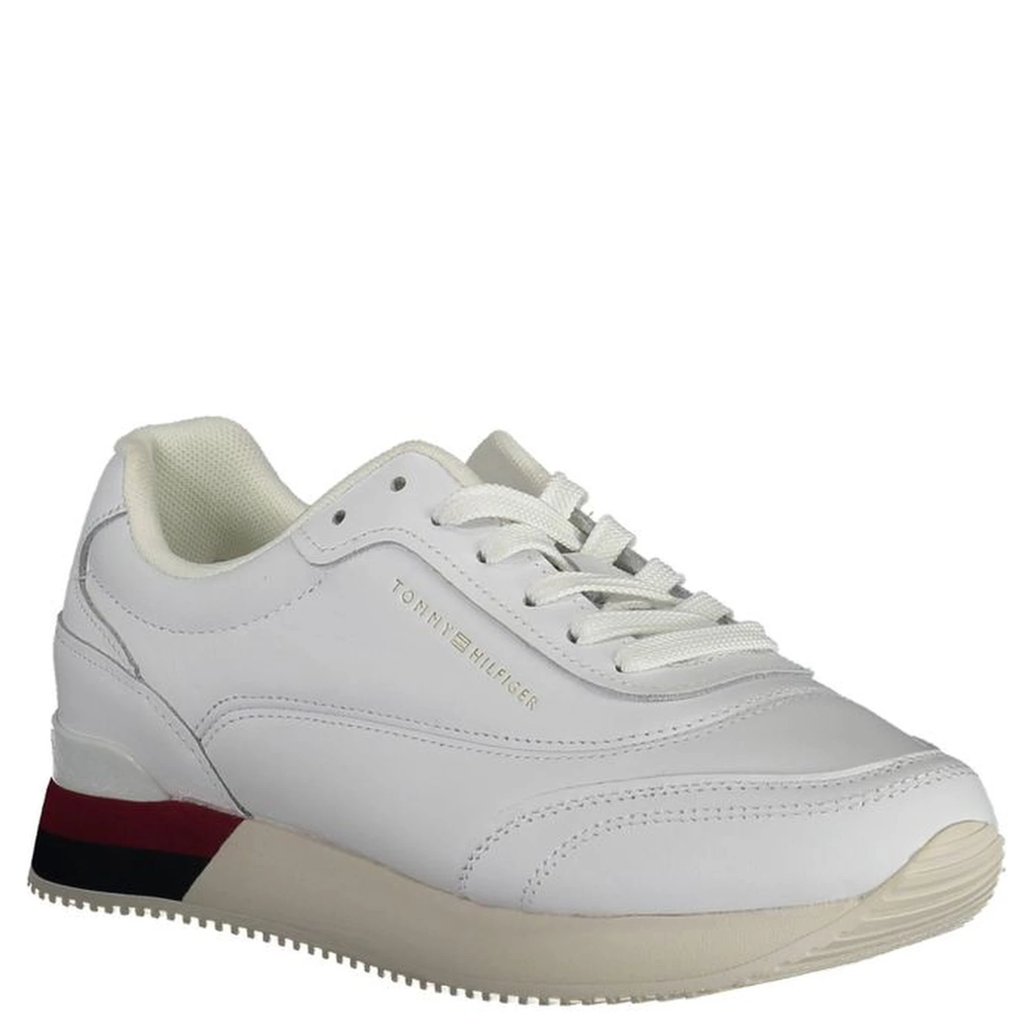 White Polyester Sneaker