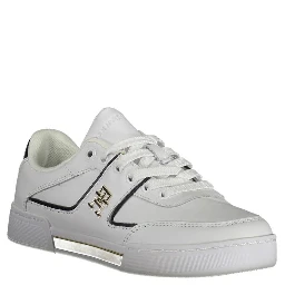 White Polyester Sneaker