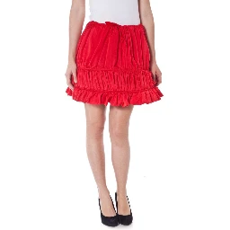 Rosso Polyester Women's Skirt