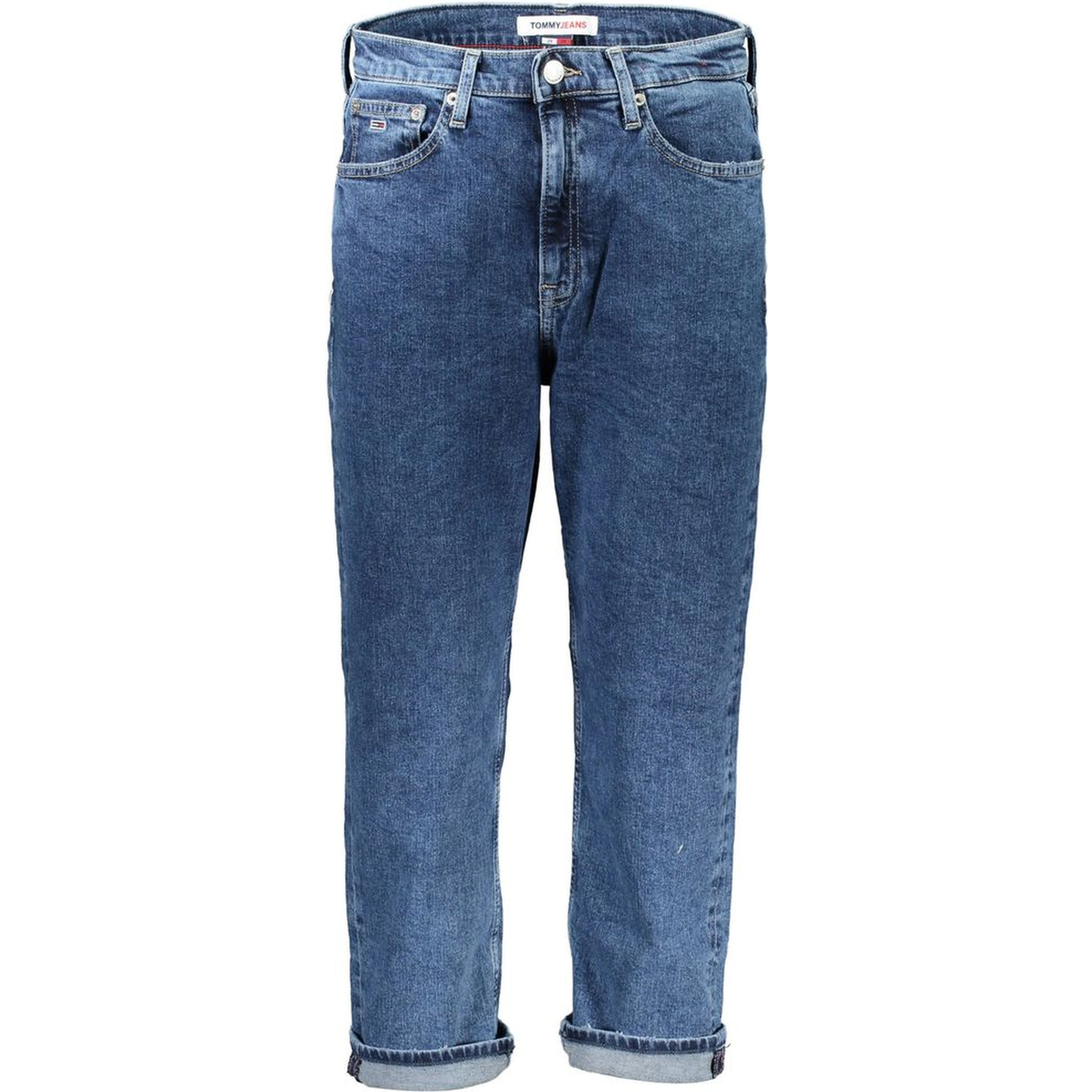 Blue Cotton Women Jeans
