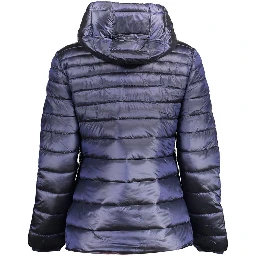 Blue Nylon Jackets & Coat