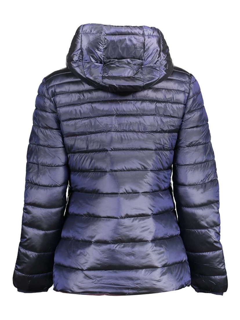 Blue Nylon Jackets & Coat