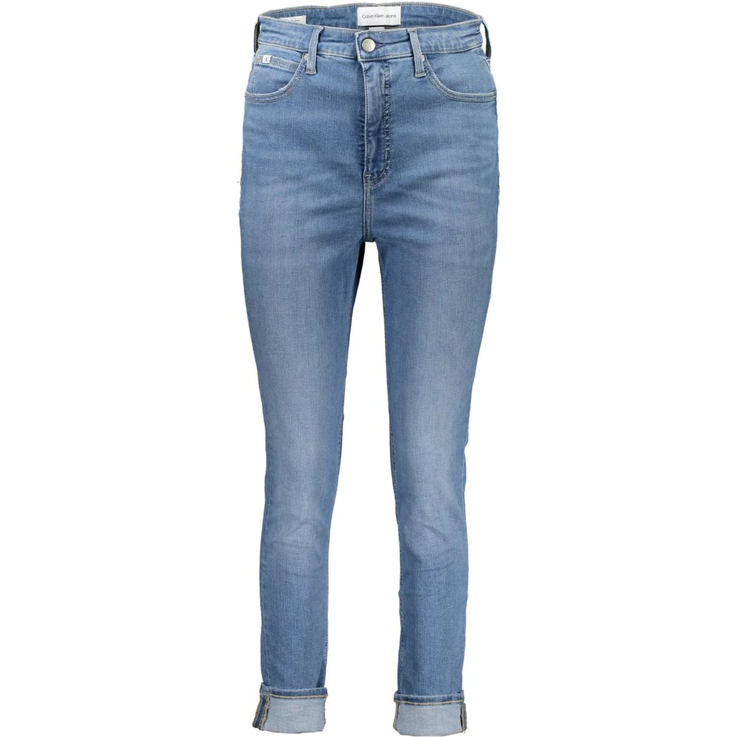 Blue Cotton Women Jeans