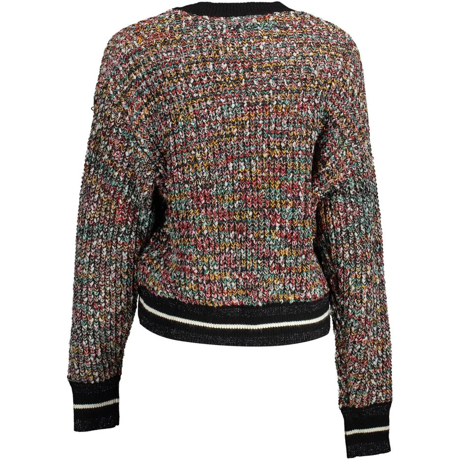 Black Polyester Sweater