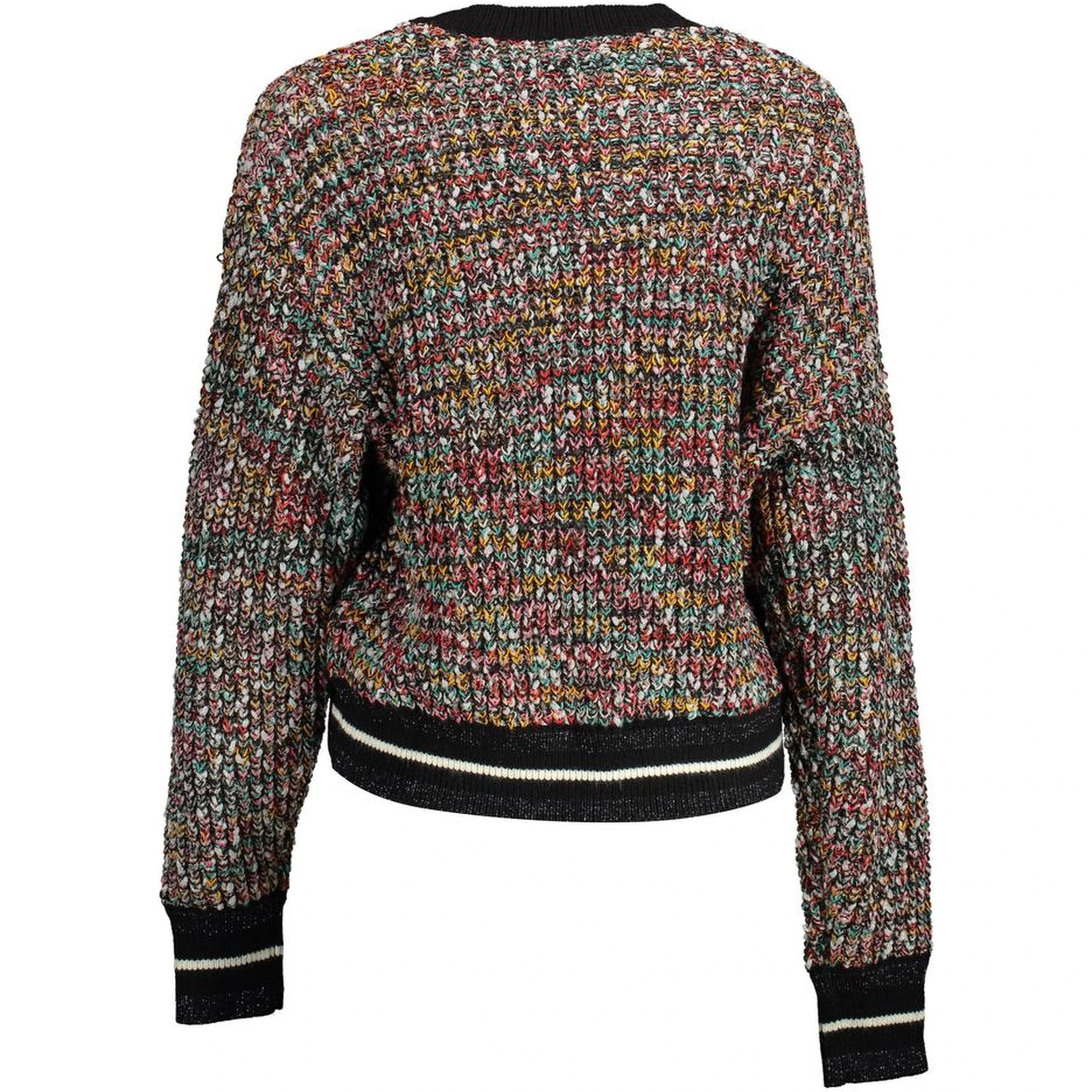 Black Polyester Sweater