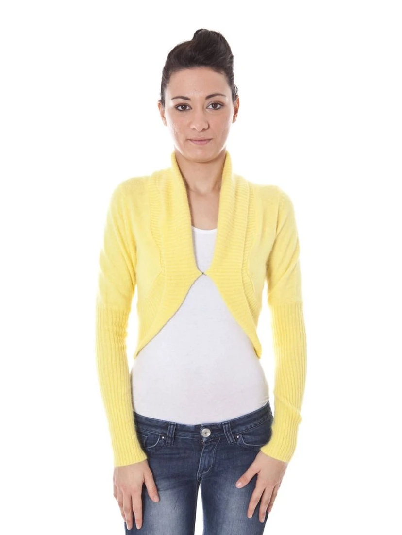 Giallo Poliammide Women's Shrug
