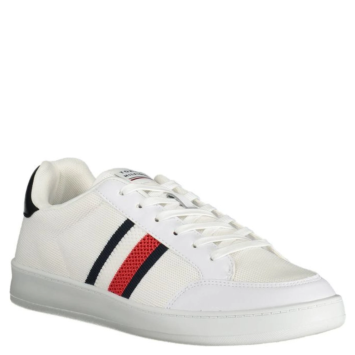White Polyester Sneaker