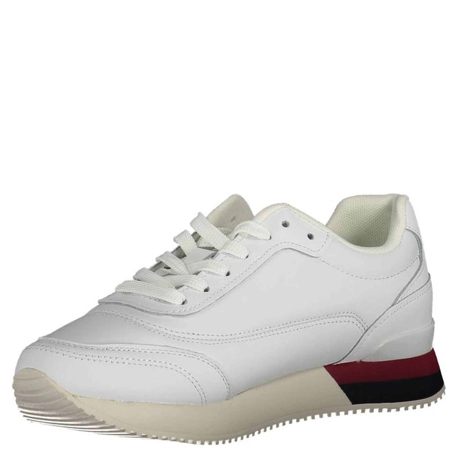 White Polyester Sneaker