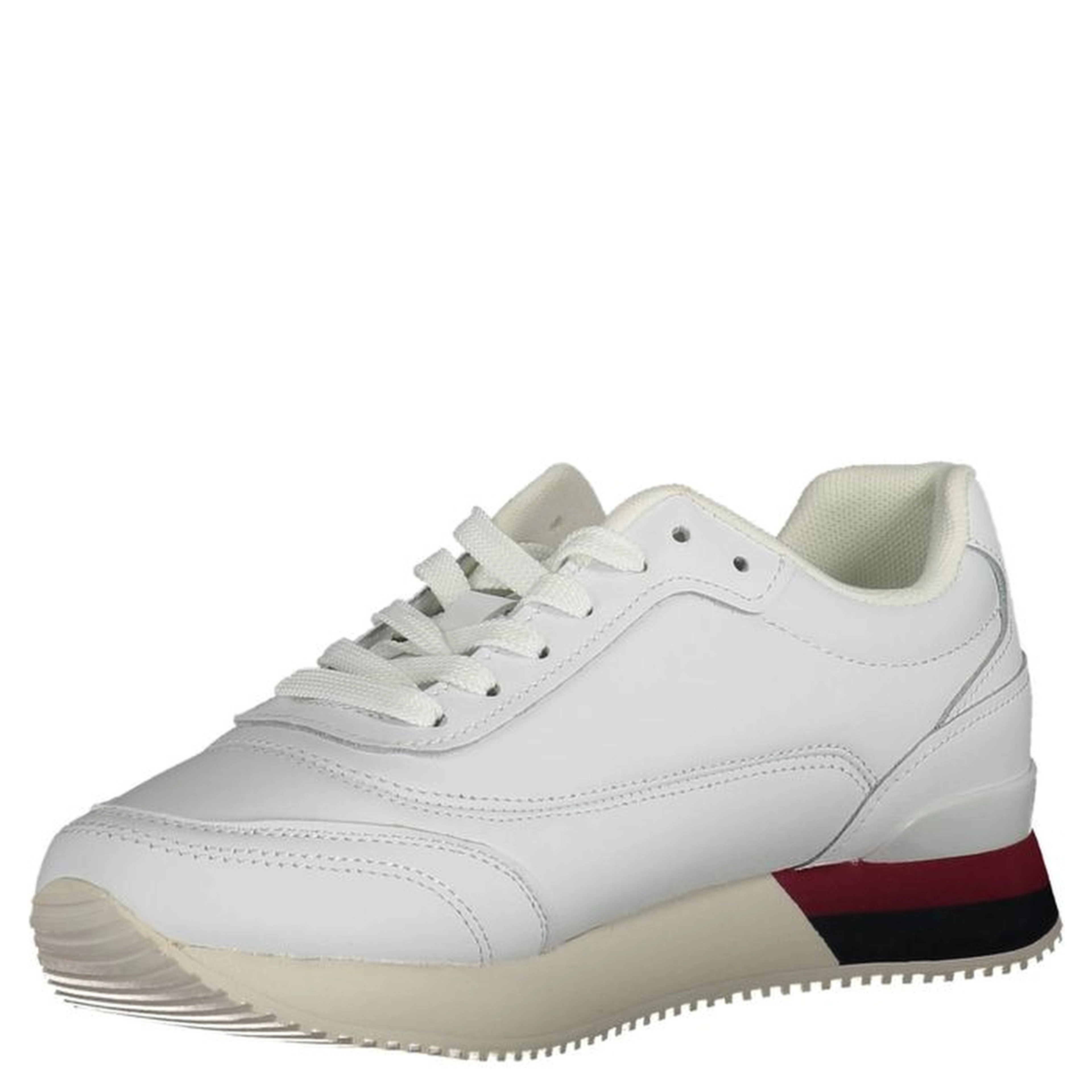 White Polyester Sneaker