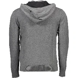 Grigio Cotton Mens Cardigan