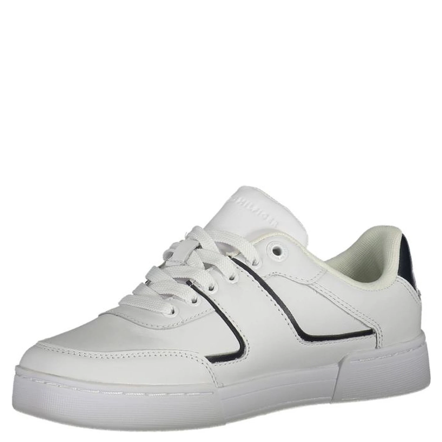 White Polyester Sneaker