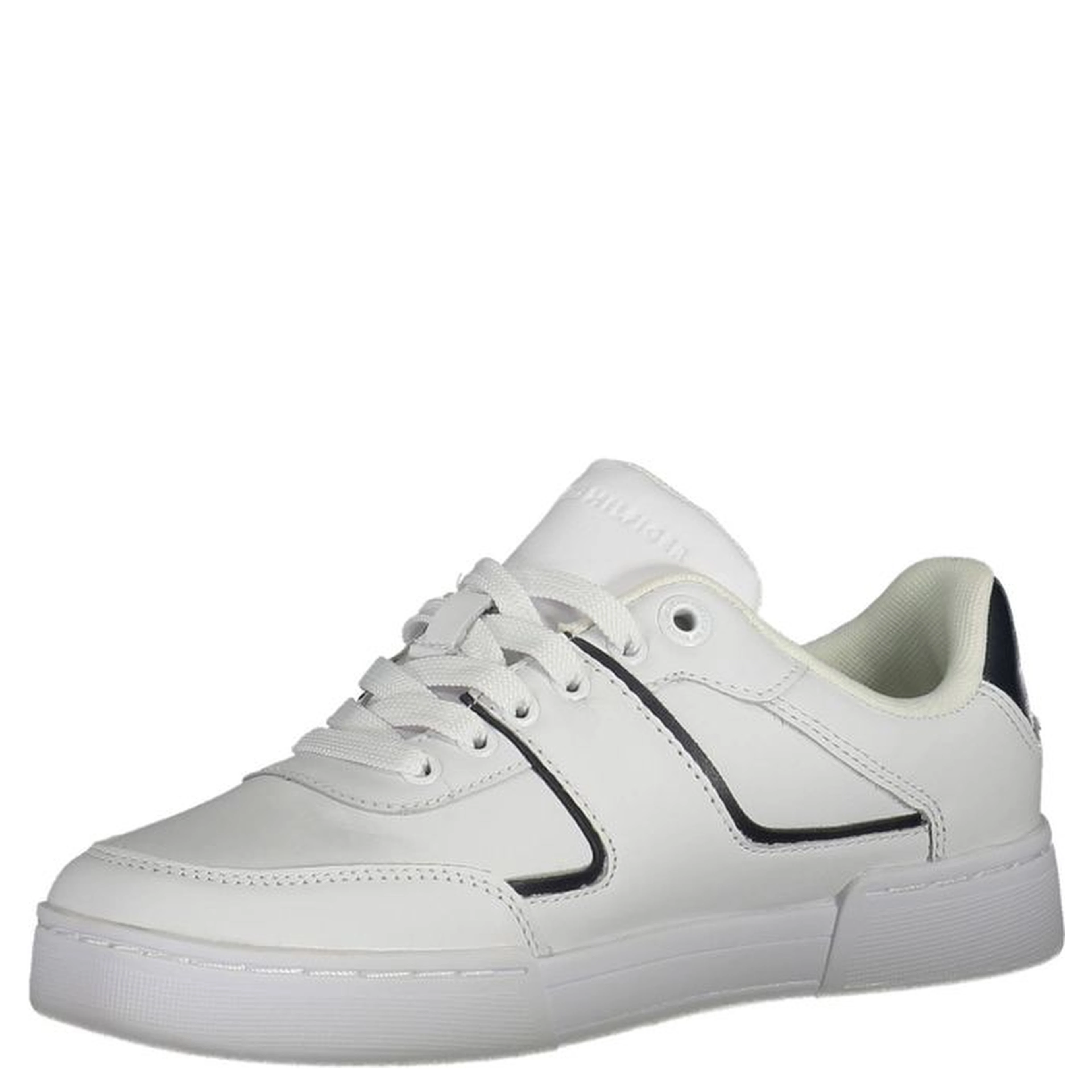 White Polyester Sneaker