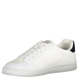 White Polyester Sneaker
