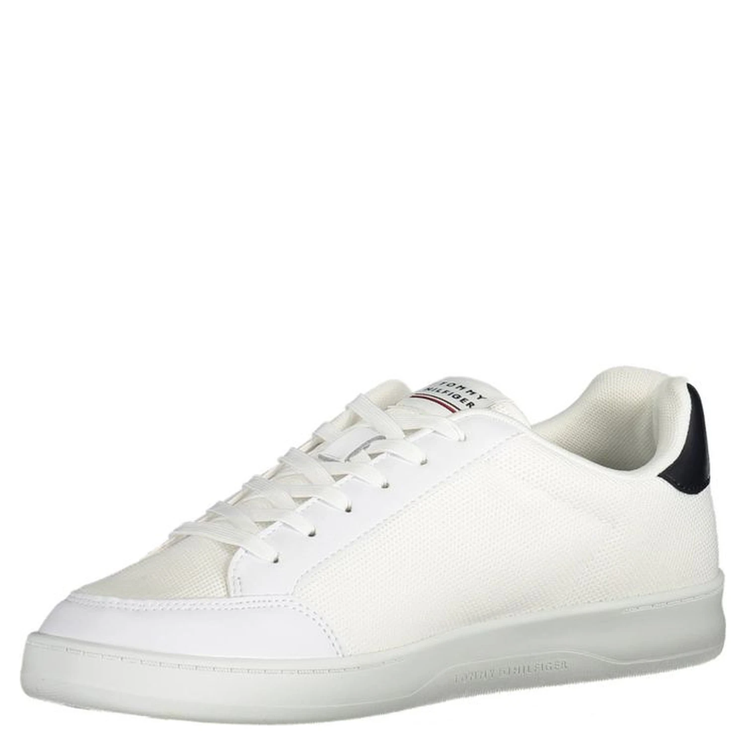 White Polyester Sneaker