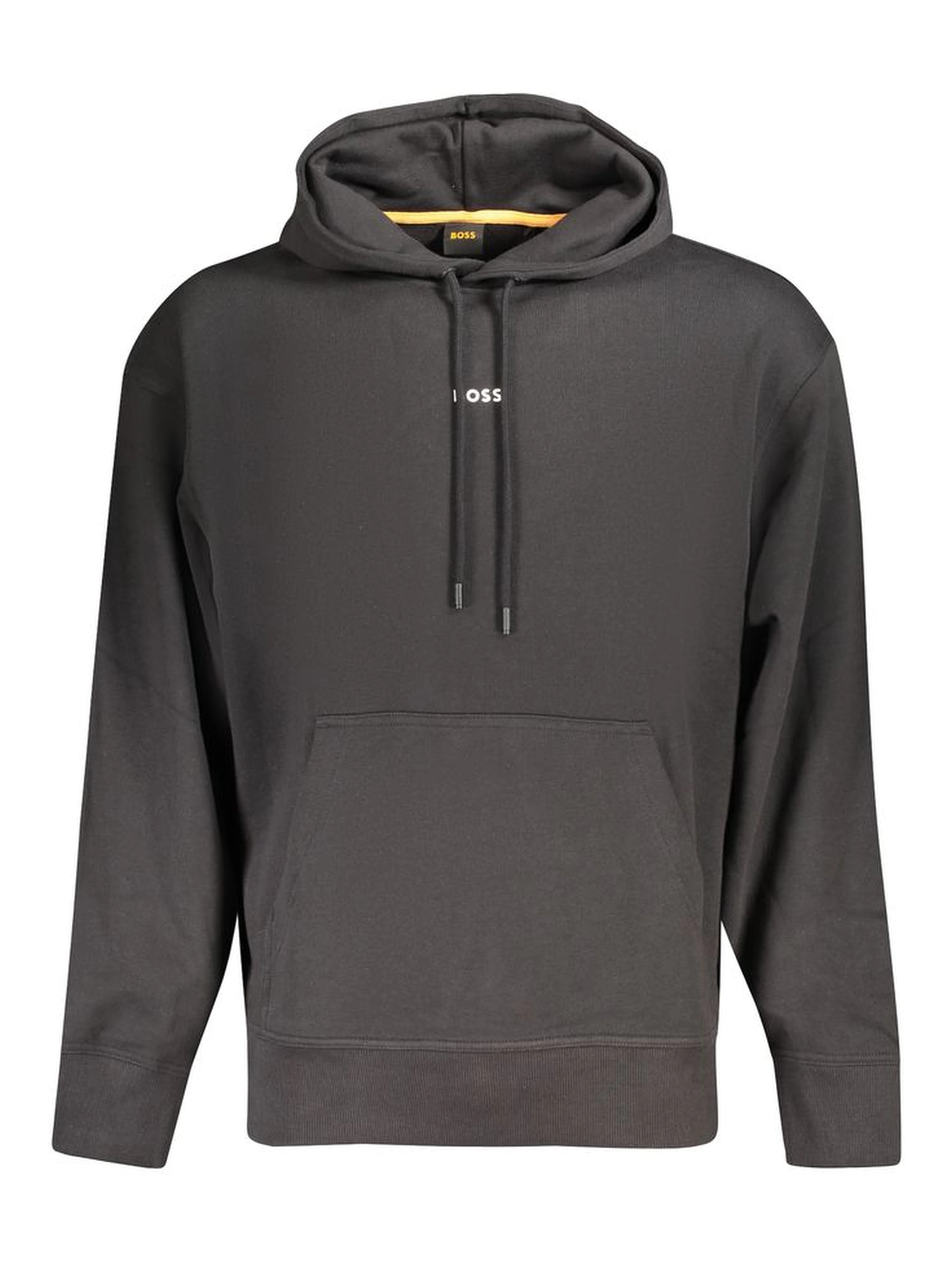 Black Cotton Men Sweater
